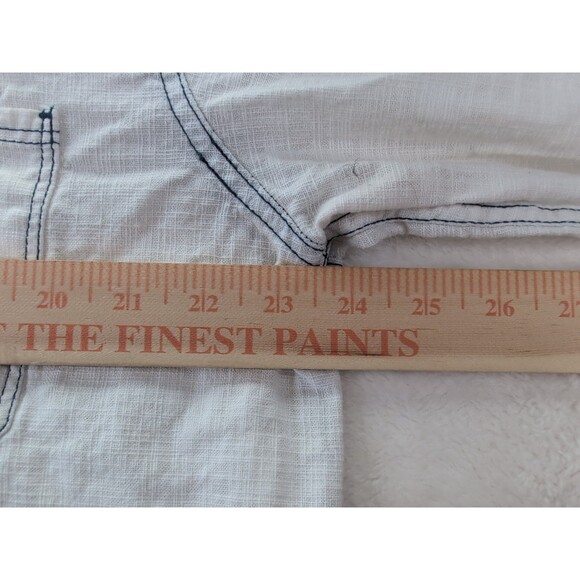 The Territory Ahead White 100% Cotton Button Down Long Sleeve Shirt Size XL - Picture 8 of 14